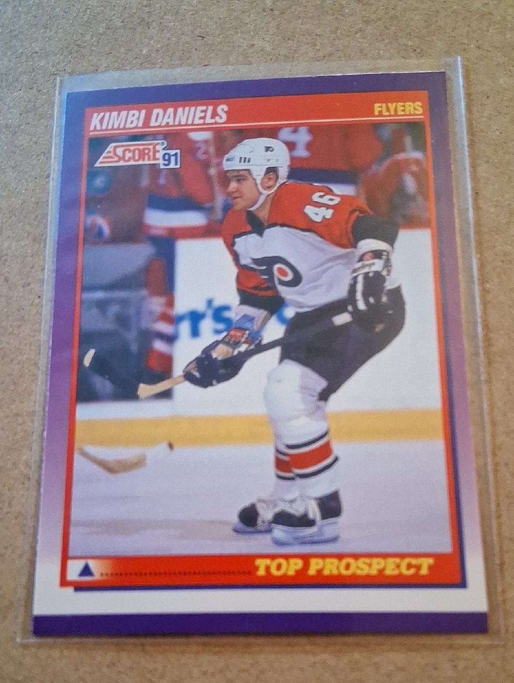 Hockey Rookie Trading Cards - Red & White & Purple